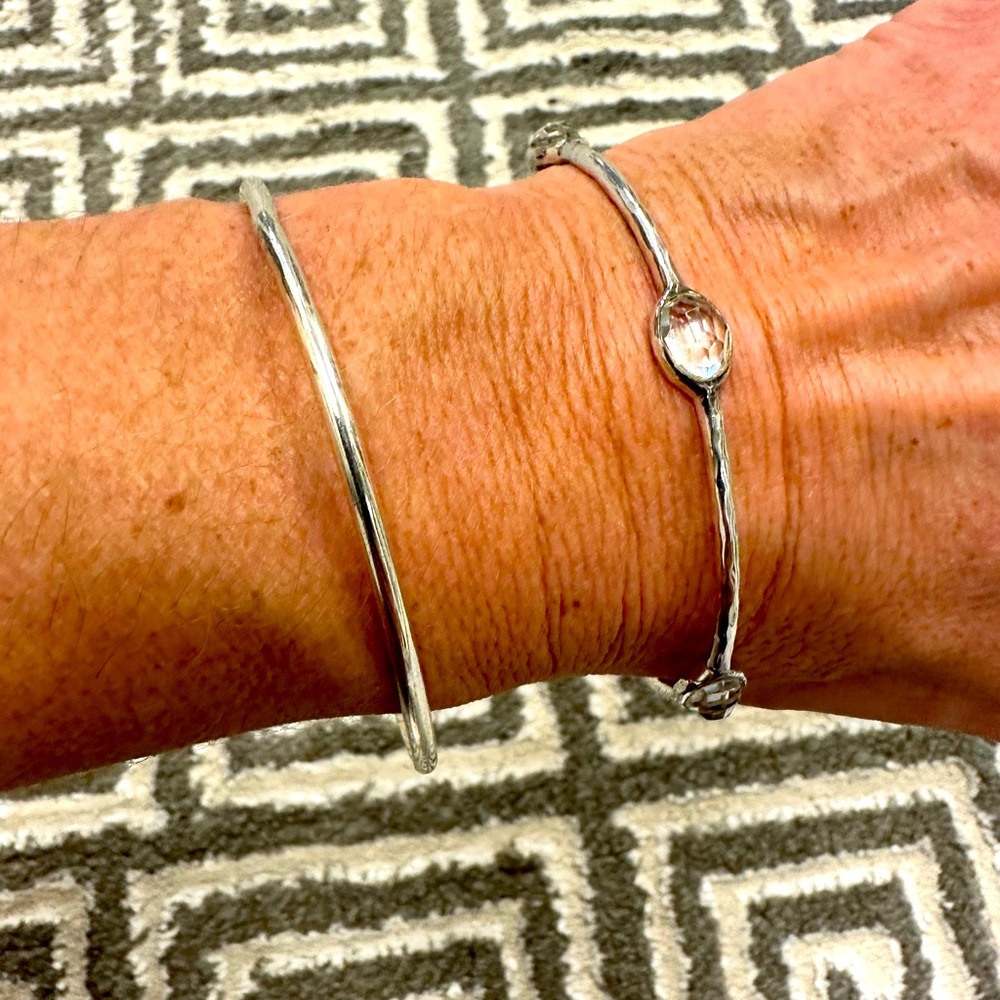 Silver Ippolita Bangles- selling as set